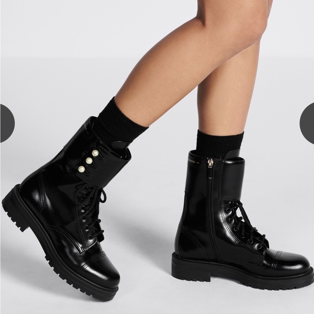 Christian Dior D-Strike Ankle Boots NEW